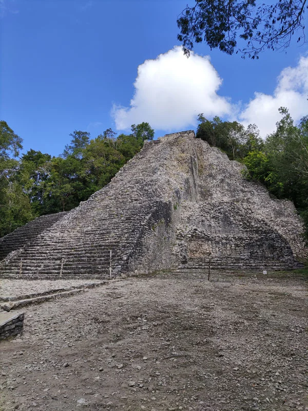 Coba coba temple maya quintana roo mexique tulum