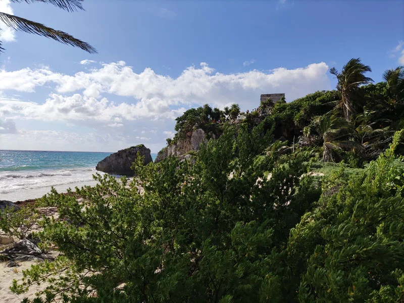 Ruines de Tulum Les ruines des temples mayas de Tulum, au bord des Caraïbes, dans le Quintana Roo, au Mexique