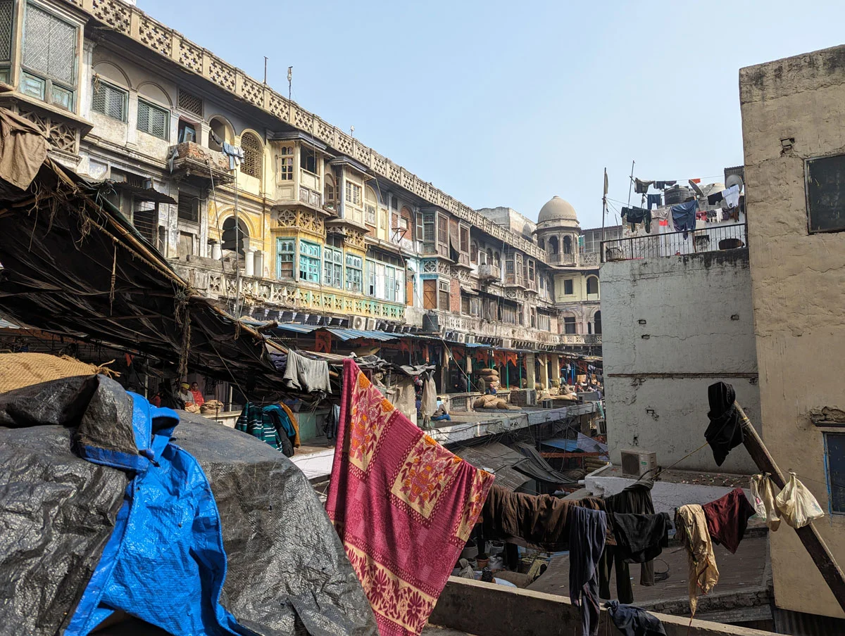 Old New Delhi quartier capitale Inde