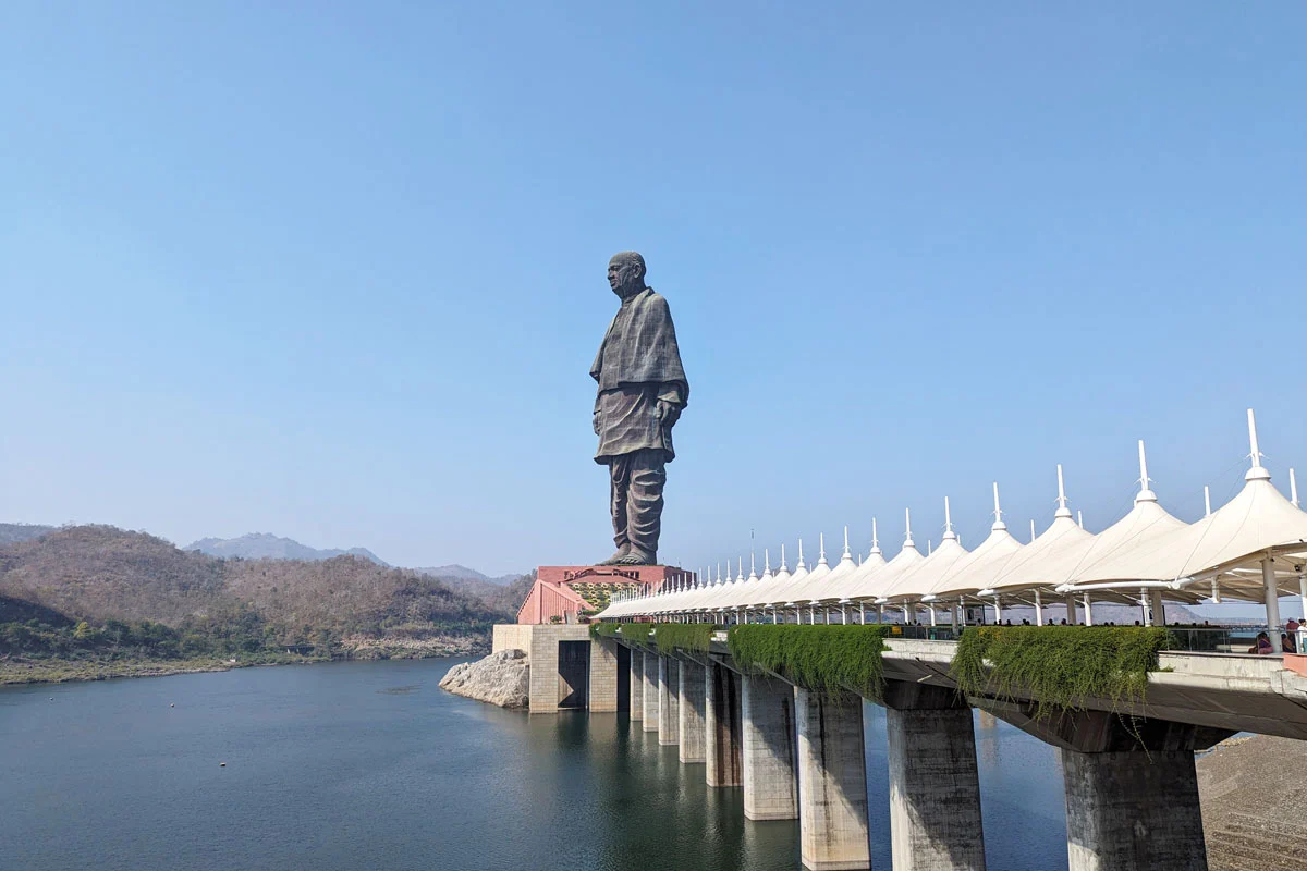 Statue de l'Unité Vadodara itinéraire un mois 30 jours Inde