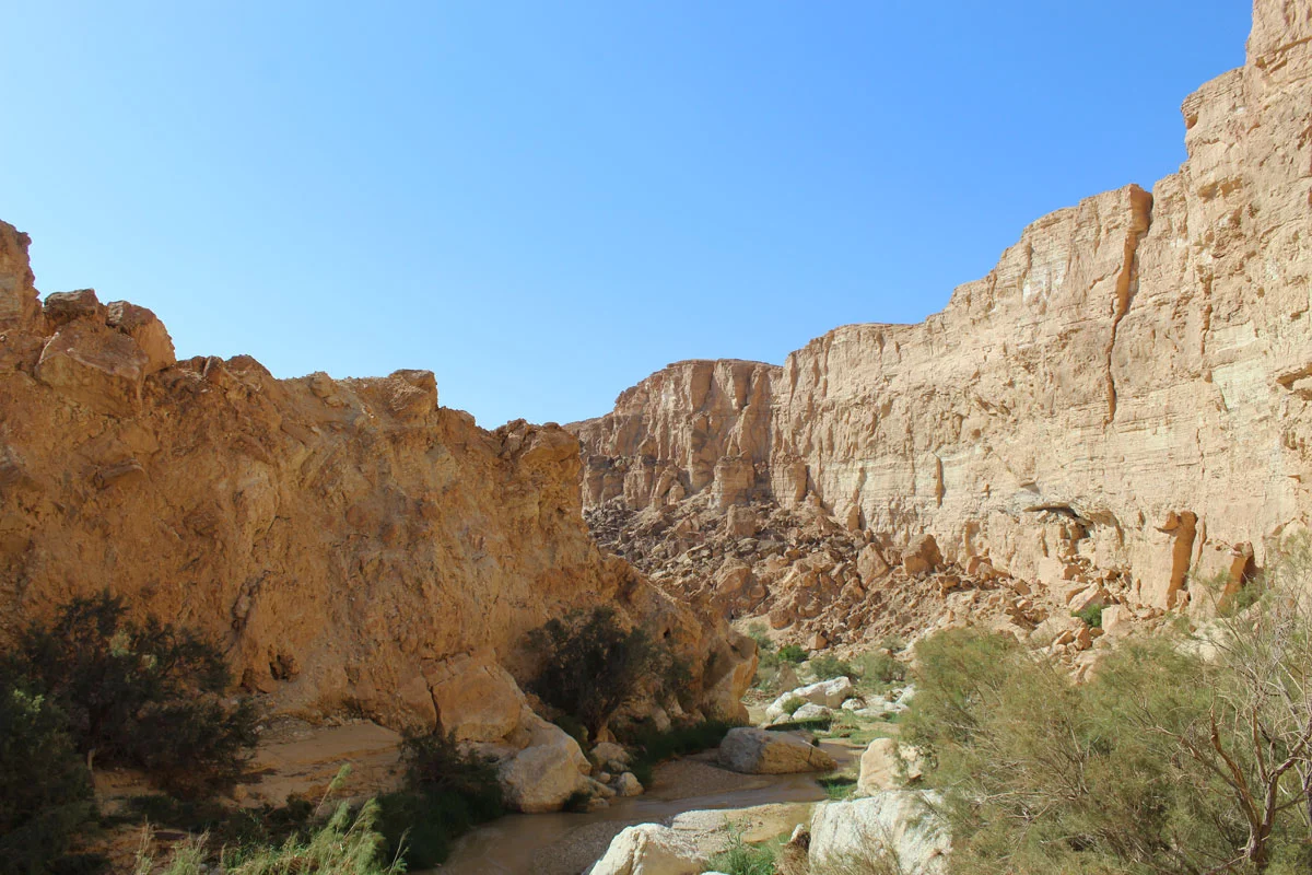 Cascade Tamaghza canyon Tunisie