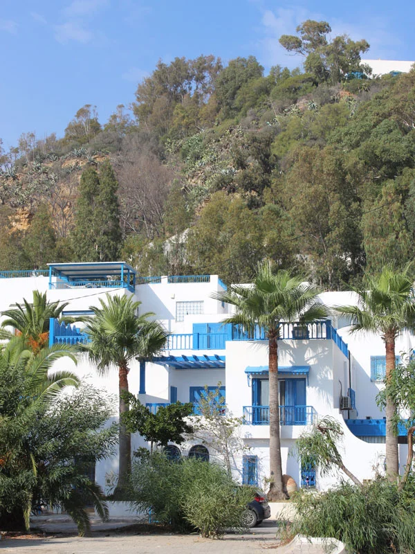 Tunis Sidi Bou Saïd plage maison capitale Tunisie