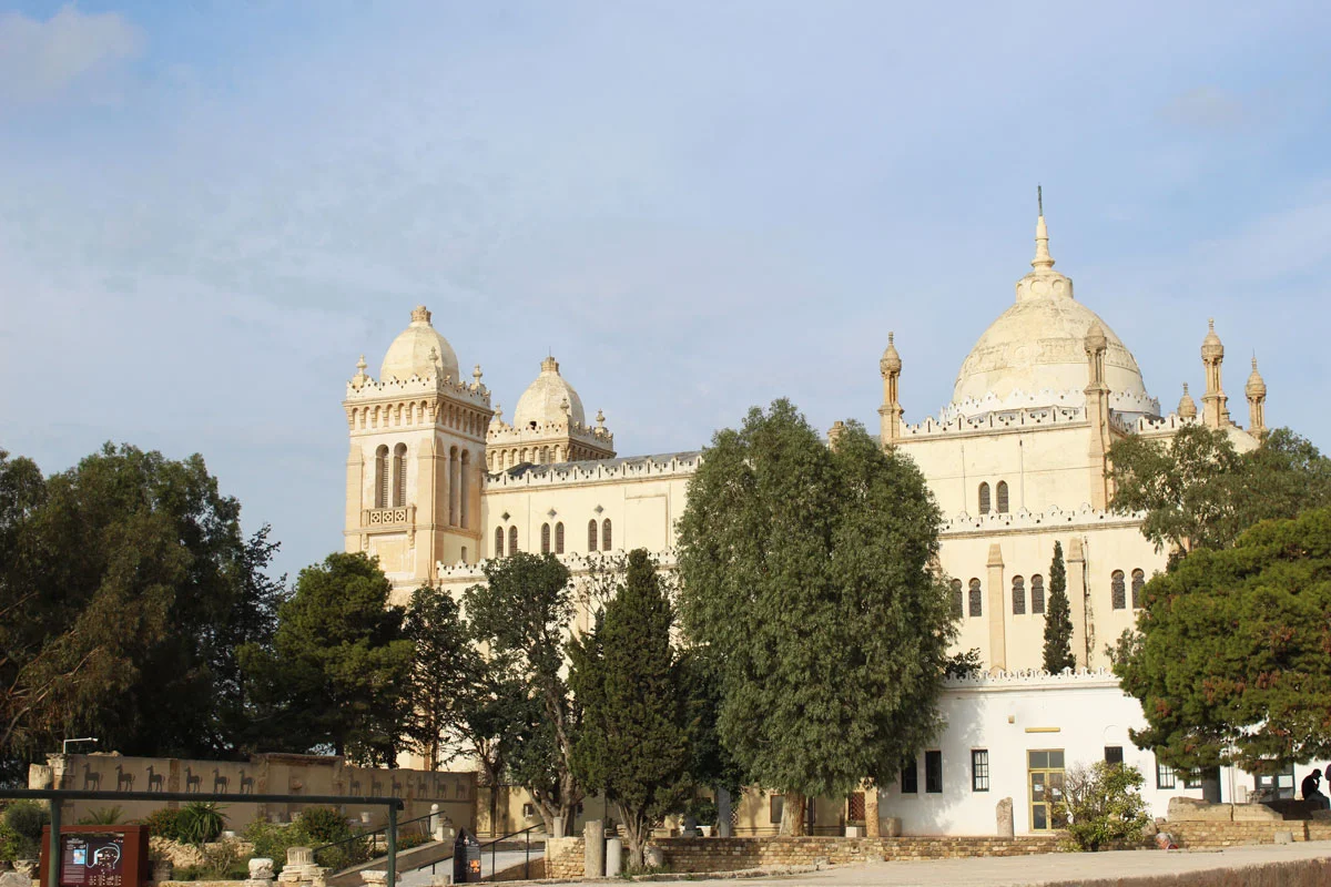 Ruines Carthage Cathédrale Tunis Tunisie