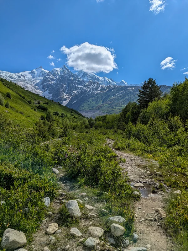 trek en svanétie itinéraire géorgie