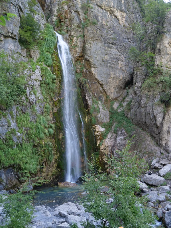 cascade grunas theth cascades waterfall