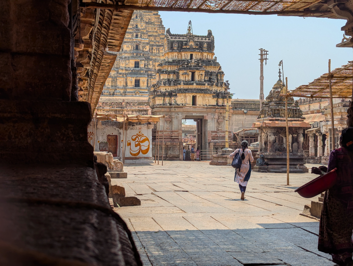 hampi Virupaksha temple inde du sud voyage itinéraire train
