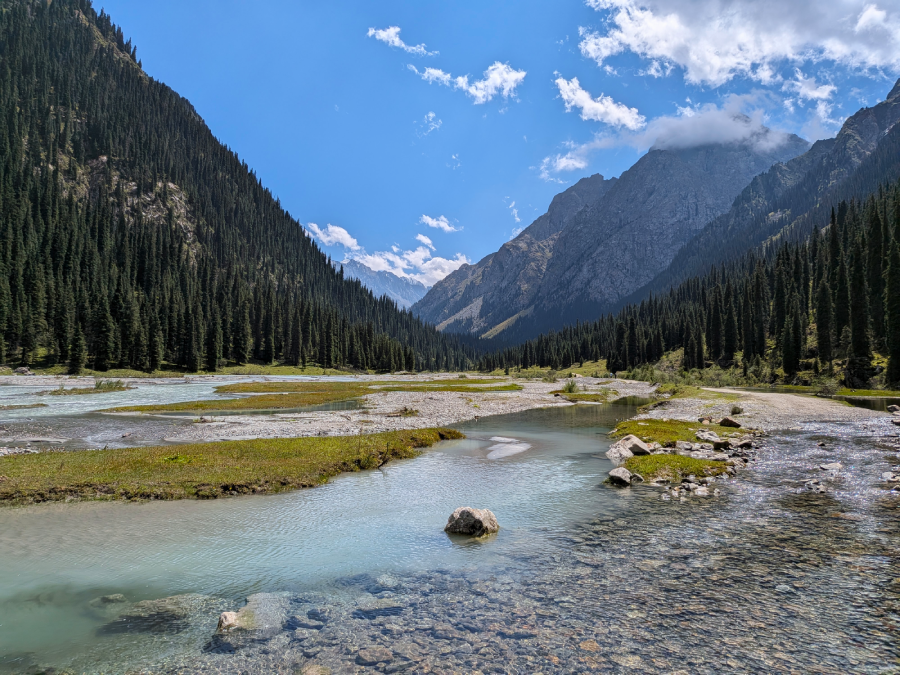 Paysage Kirghizistan